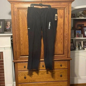 Cherokee Men's Scrub Pants Tapered Leg with Elastic Waistband Zip Fly 5 Pockets